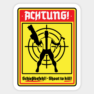 Achtung! Sticker